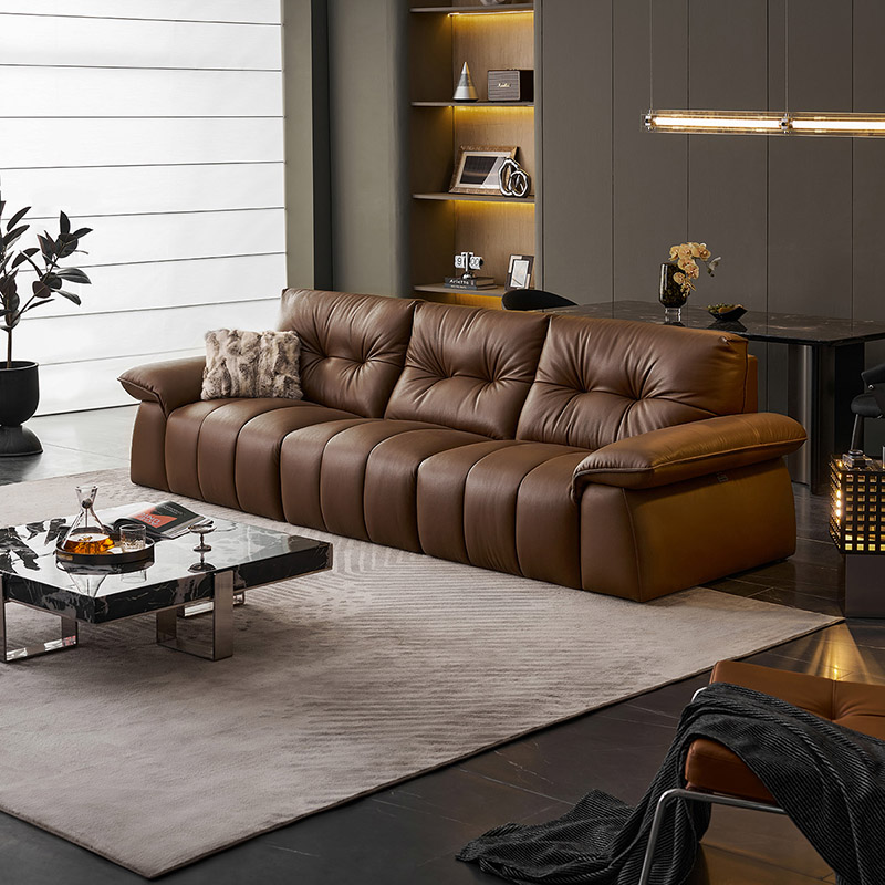 leather sofa