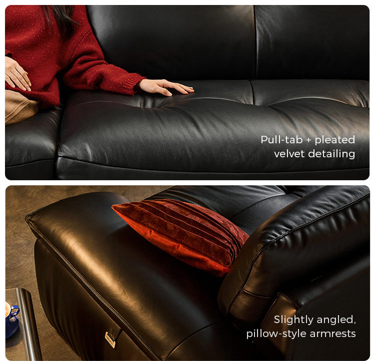 Minimalist Leather Couch