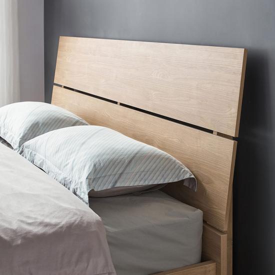 Wood Platform Bed Frame with headboard