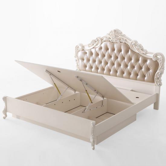 Multifunction Leather Bed With Storage