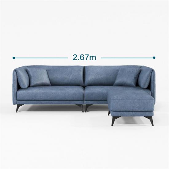 High Quality Fabric L Shaped Sectional Sofa Seat S061