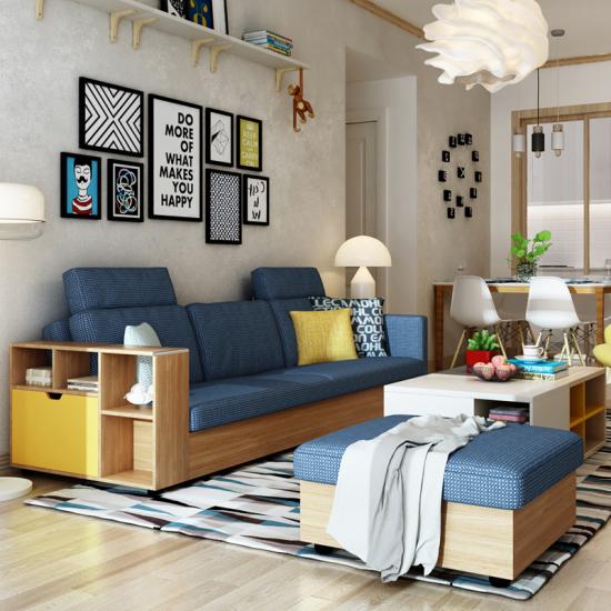 sofa come bed wooden home furniture
