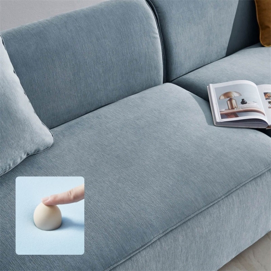  Fashion Curve Hand Rest Sofa Couch Apartment Sofa