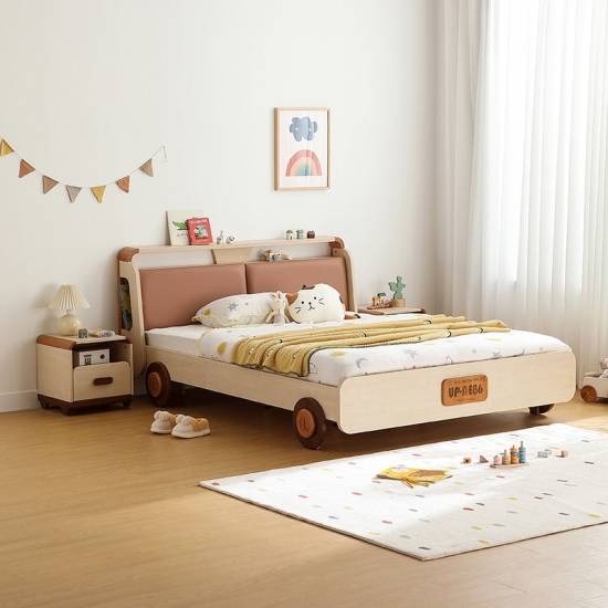 Bedroom Children Single Bed with Wood