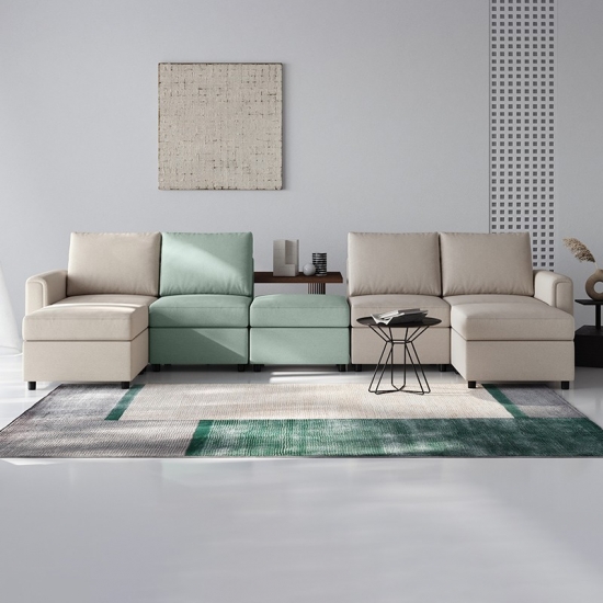 Modern Combination Fabric Sofa Set for Living Room