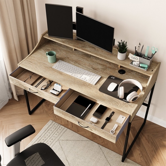 America Computer Desk with Drawers