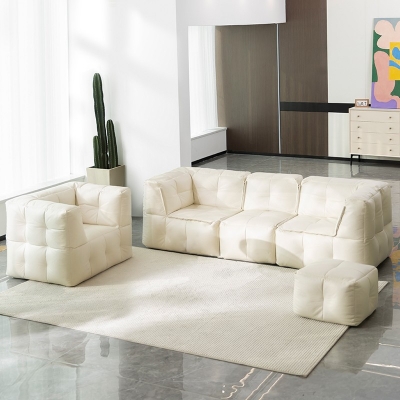 Living Room Combination Sofa with Fabric