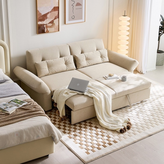 Modern Living Room Fabric Sofa Bed