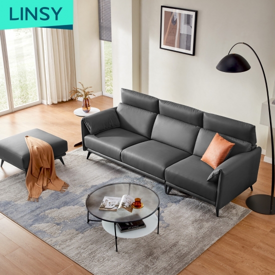 Modern Living Room Leather Modular Sofa