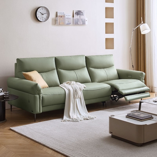 Modern Living Room Leather Sofa