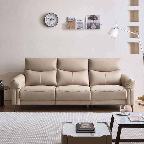 Modern Living Room Leather Sofa