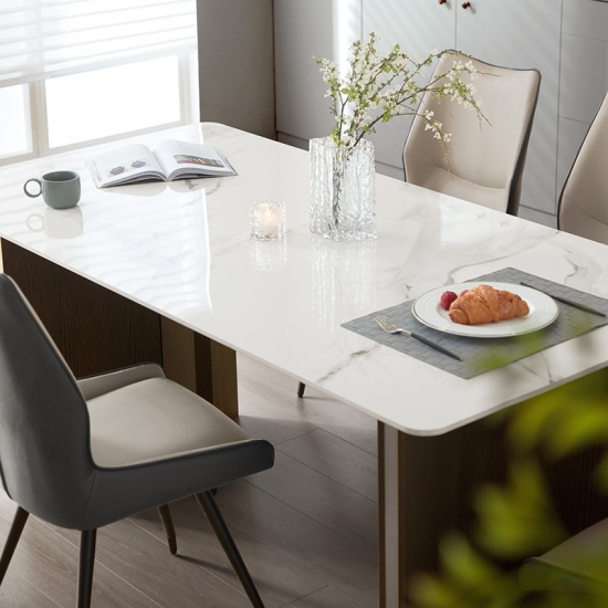 Modern Square Dining Table and Chair