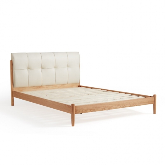 Modern Solid Wood Queen Size Bed