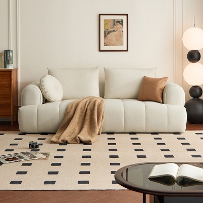 Living Room Fabric Sofa Velvet Couch