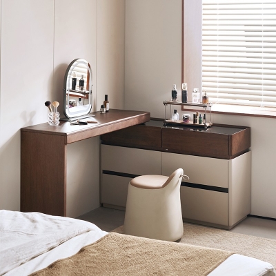 Extendable vanity desk