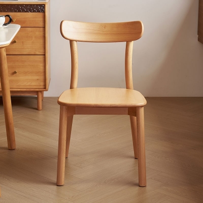 solid wood dining chair