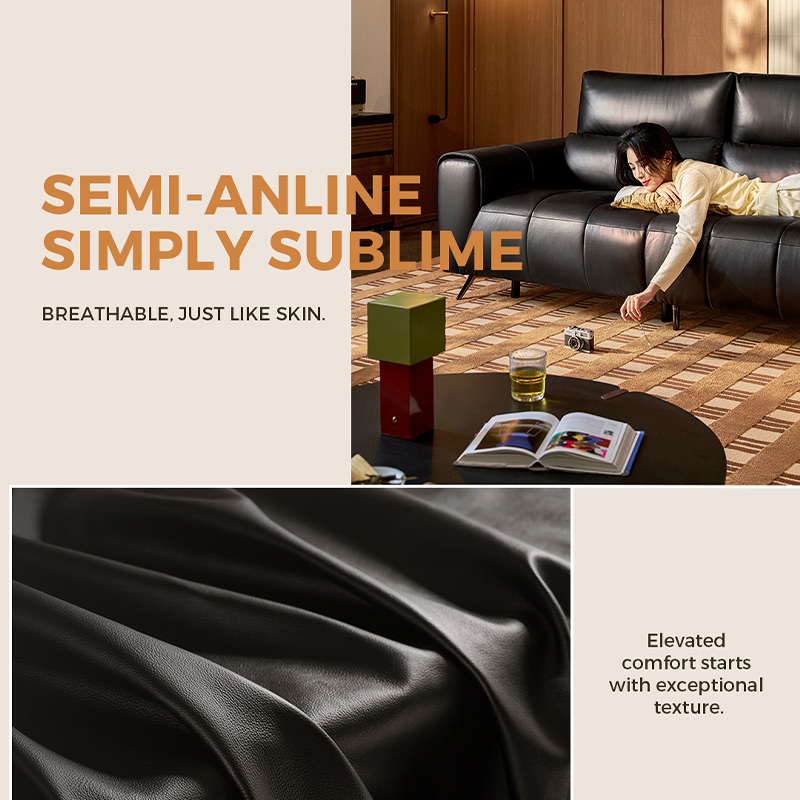 Comprendre le cuir semi-aniline : l'art du luxe équilibré