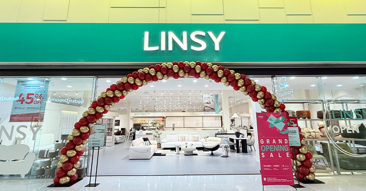 LINSY étend son empreinte mondiale avec de nouveaux magasins à Sydney et à Taïwan